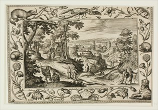 The Sending Out of the Apostles, from Landscapes with Old and New Testament Scenes and Hunting Scenes, 1584.