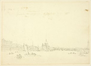 Study for View of London from the Thames, c. 1809.