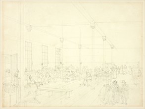 Study for Workhouse, St. James' Parish, from Microcosm of London, c. 1809.