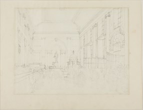 Study for the Great Hall, Bank of England, c. 1808.