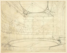 Study for Royal Circus, from Microcosm of London, c. 1809.