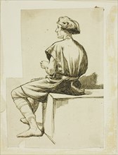 Seated Man in Tunic, 1860/69.