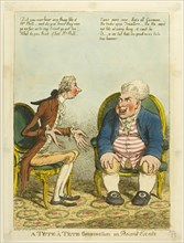 A Tète à Tète Conversation on Recent Events, published April 19, 1805.