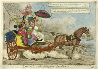 Quid est?- Why Brighton dandies.!!!, published January 1819.
