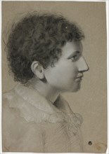 Profile of Youth with Curly Hair, n.d.