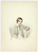 Youth Leaning on Chair, 1852.