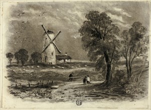 Landscape with Windmill, September 1850.