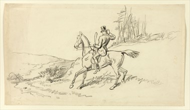 Rider Reining in Horse, n.d.