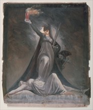 Study for Inquisition, Illustration to Columbiad, c. 1806.