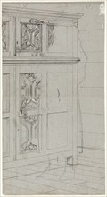 Sketch of a Cabinet, n.d.