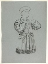 Unfinished Sketch of Man in Tunic, n.d.