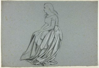 Profile of a Seated Woman, n.d.