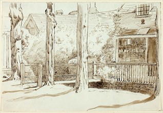 House and Old Trees, n.d.