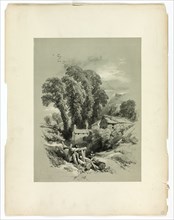 Row W. Trefriw, Wales, from Picturesque Selections, c. 1860.
