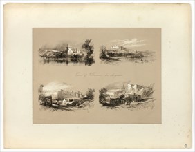 Views of Villenueve les Avignon, from Picturesque Selections, c. 1860.