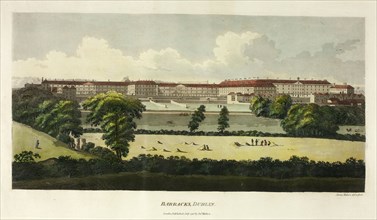 Barracks, Dublin, published July 1795.