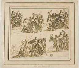 Five Sketches for the Triumph of Silenus, n.d.