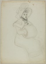 Seated Girl with Muff, n.d.