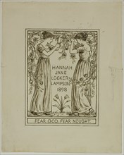 Hannah Jane Locker Lampson, 1898.
