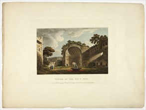 Temple of the Sun & Moon, plate two from Ruins of Rome, published March 1, 1796.