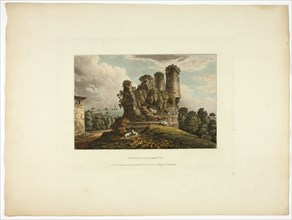 Tomb of Horath, plate six from the Ruins of Rome, published March 28, 1798.