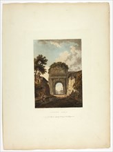 Titus's Arch, plate ten from the Ruins of Rome, published March 1, 1796.