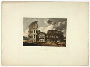 The Coliseum, plate fifteen from the Ruins of Rome, published 1796/98.