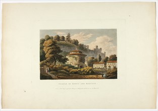 Temple of Remus and Romulus, plate sixteen from the Ruins of Rome, published August 4, 1796.