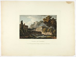 Church of St. Andrew, plate eighteen from the Ruins of Rome, published October 11, 1796.