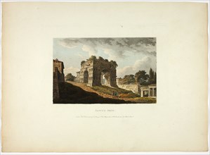 Janus's Arch, plate twenty from the Ruins of Rome, published December 6, 1796.