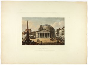 The Pantheon, plate twenty-six from the Ruins of Rome, published June 9, 1798.