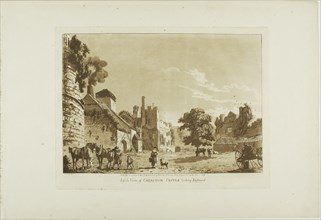 Inside View of Chepstow Castle Looking East, 1776.