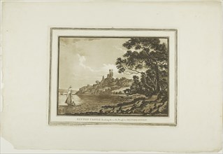 Benton Castle Looking down the Reach to Milford Haven, from Twelve Views in Aquatinta from Drawings taken on the Spot in South Wales, 1773-75.