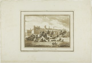 Episcopal Palace at St. Davids, from Twelve Views in Aquatinta from Drawings taken on the Spot in South Wales, 1773-75.