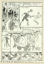 Sketches at the Association Cup Football Match, n.d.