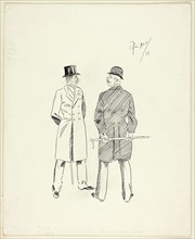 Two Gentlemen with Walking Sticks, 1893.
