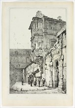 Ancien palais, Bamberg, 1833.