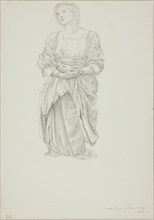 Study for 'The Mirror of Venus': Kneeling Female Figure, c. 1873-77.