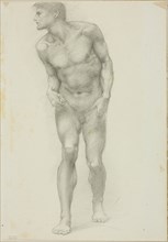 Standing Nude Male with Face in Profile, c. 1873-77.