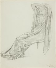 Seated Female Figure, 1873.