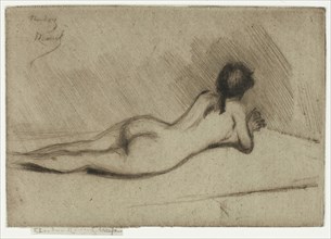 Study from the Nude of a Girl Lying Down, 1890.