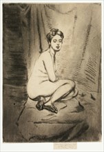 Figure of a Woman Crouching, 1906.