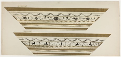 Stag and Flower Pattern Frame (side frame section), 1897-99.