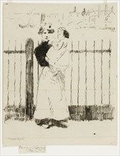 Emma and Her Baby, Chelsea Embankment, 1888-89.