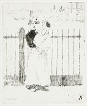 Emma and Her Baby, Chelsea Embankment, 1888-89.