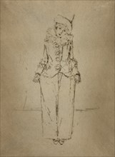 Pierrot en Pied, Portrait of the Lady A. C., 1888.