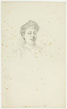 Sketch of Edith Austin, c. 1895-1900.