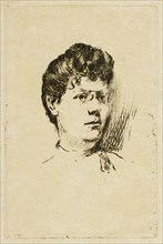Sketch of a Woman's Head, 1895-1900.