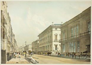 The Club Houses and Pall Mall, plate thirteen from Original Views of London as It Is, 1842.