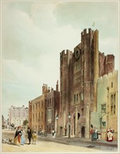 St. James Palace, plate ten from Original Views of London as It Is, 1842.